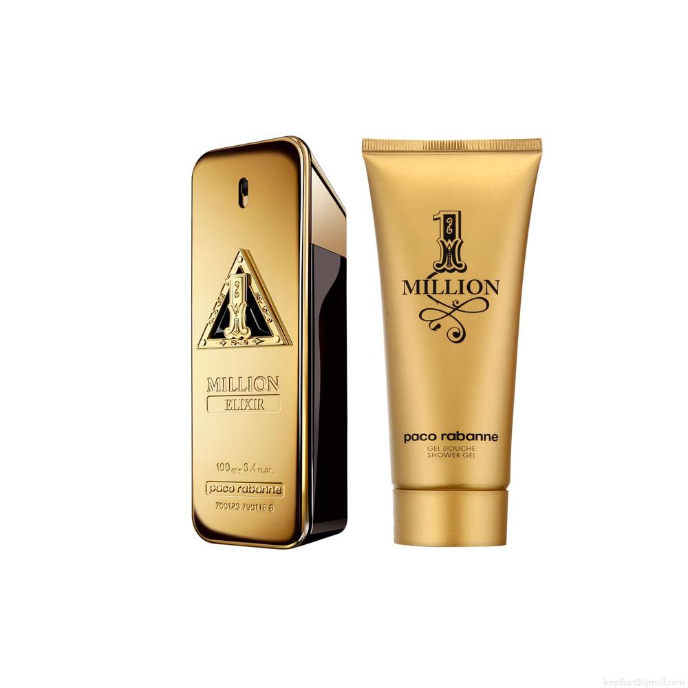 Kit Paco Rabanne 1 Million Elixir Intense Masculino Parfum 100 ml + Gel de Banho 100 ml Kit Paco Rabanne 1 Million Elixir Intense Masculino Parfum 100 ml + Gel de Banho 100 ml