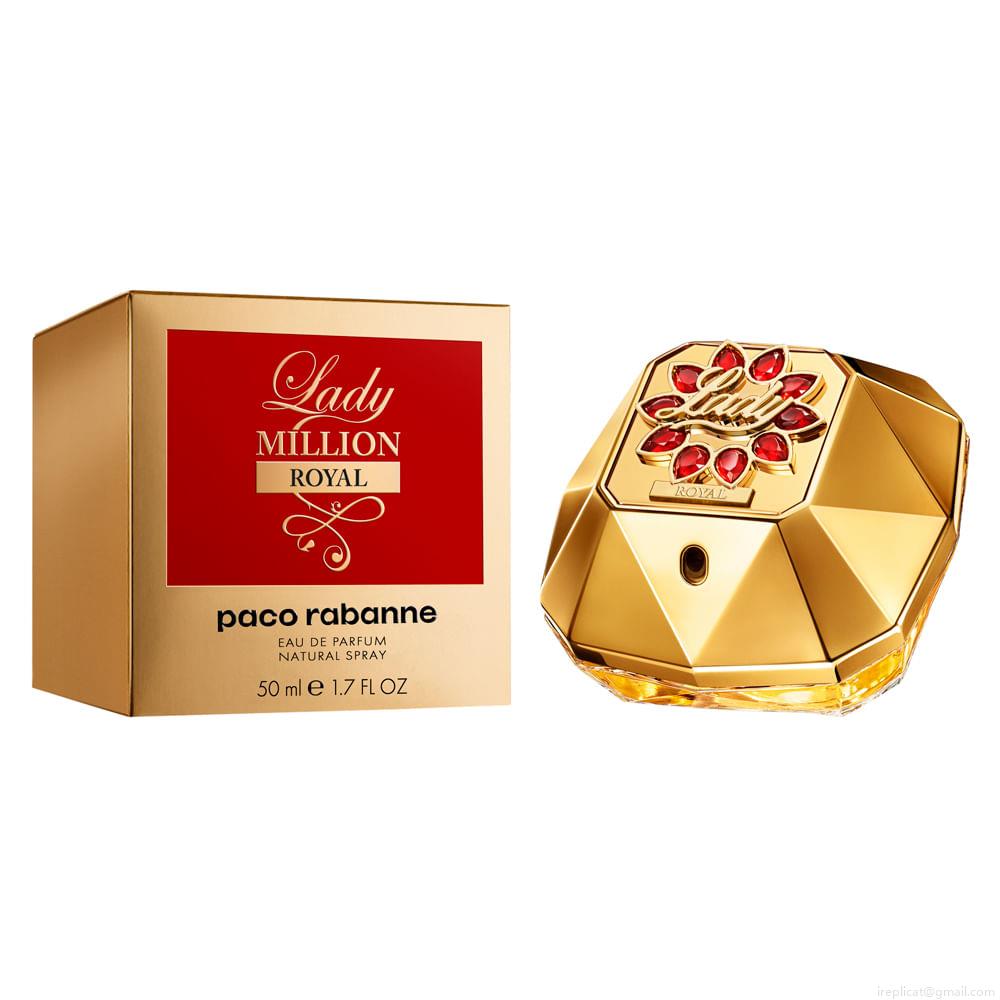 Perfume Paco Rabanne Lady Million Royal Feminino Eau de Parfum 50 ml Perfume Paco Rabanne Lady Million Royal Feminino Eau de Parfum 50 ml