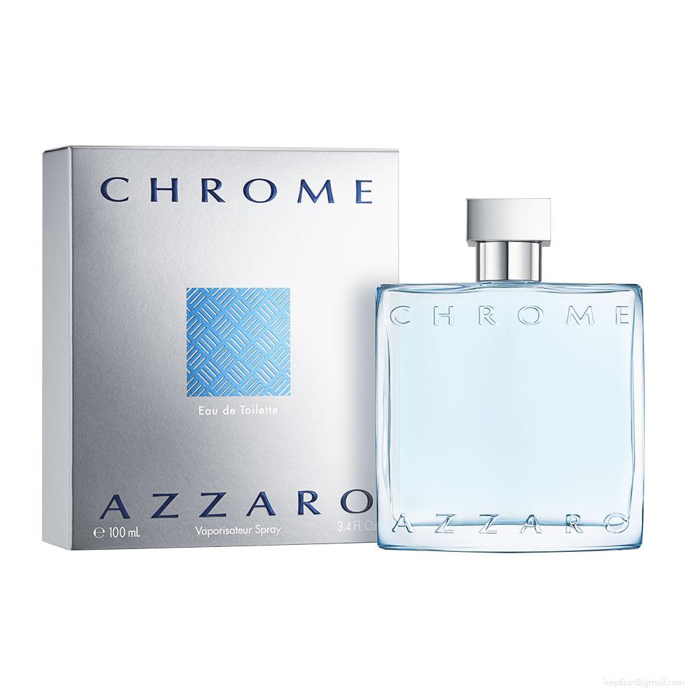 Perfume Azzaro Chrome Masculino Eau de Toilette 100 ml Perfume Azzaro Chrome Masculino Eau de Toilette 100 ml