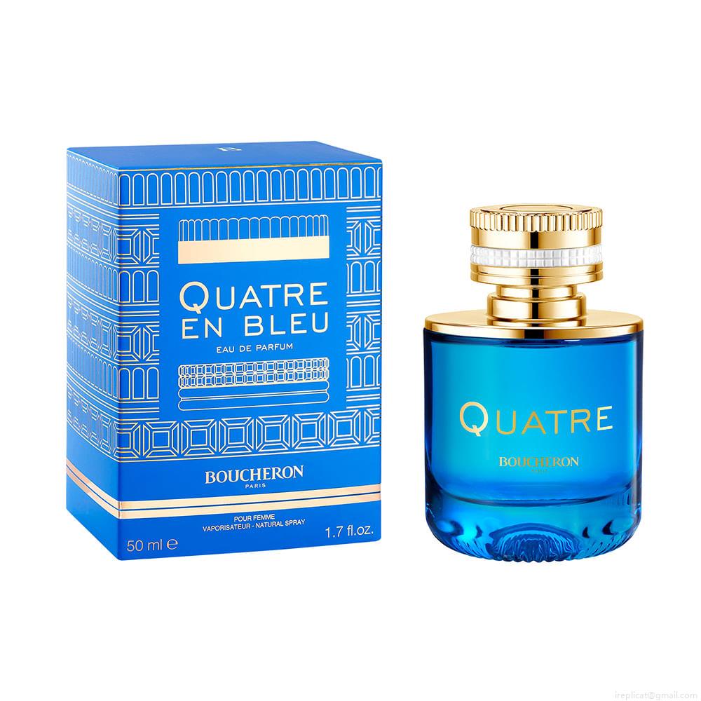 Perfume Boucheron Quatre En Bleu Feminino Eau de Parfum 50 ml Perfume Boucheron Quatre En Bleu Feminino Eau de Parfum 50 ml