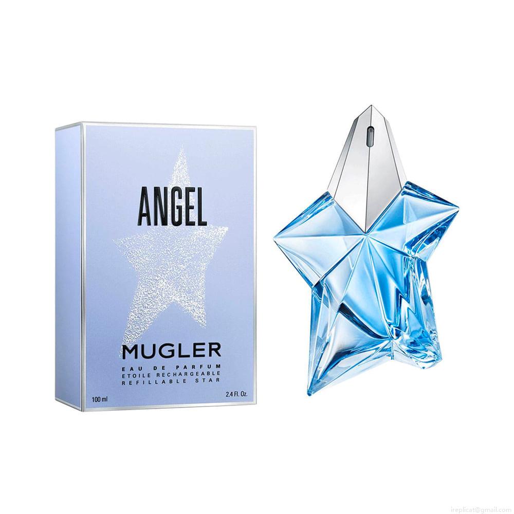 Perfume Mugler Angel Feminino Eau de Parfum Recarregável 100 ml Perfume Mugler Angel Feminino Eau de Parfum Recarregável 100 ml