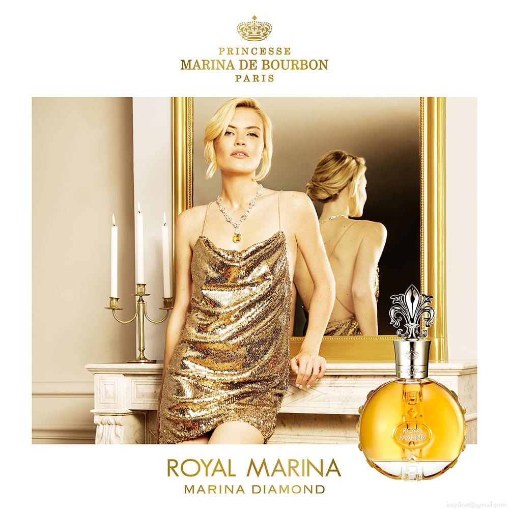 Perfume Marina de Bourbon Royal Marina Diamond Feminino Eau de Parfum 100 ml Perfume Marina de Bourbon Royal Marina Diamond Feminino Eau de Parfum 100 ml