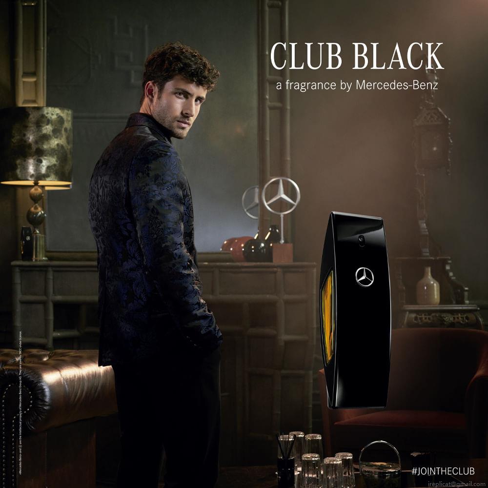 Perfume Mercedes Benz Club Black Masculino Eau de Toilette 100 ml Perfume Mercedes Benz Club Black Masculino Eau de Toilette 100 ml