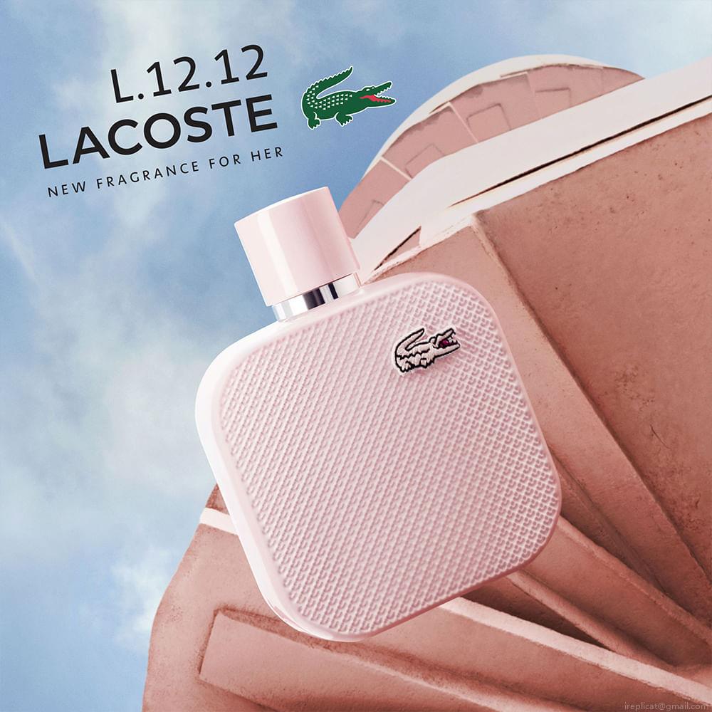 Perfume Lacoste L.12.12 Rose Feminino Eau de Parfum 50 ml Perfume Lacoste L.12.12 Rose Feminino Eau de Parfum 50 ml