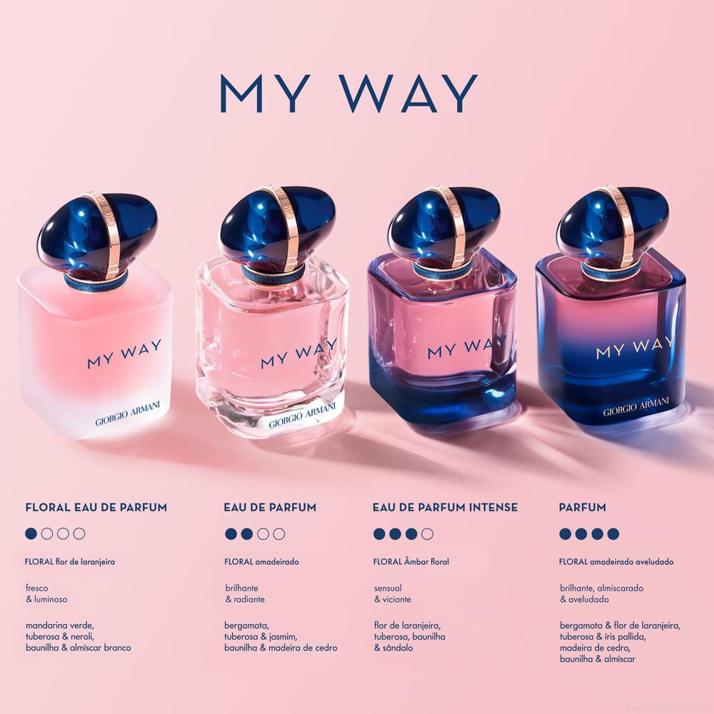 Perfume Giorgio Armani My Way Feminino Eau de Parfum Recarregável 90 ml Perfume Giorgio Armani My Way Feminino Eau de Parfum Recarregável 90 ml