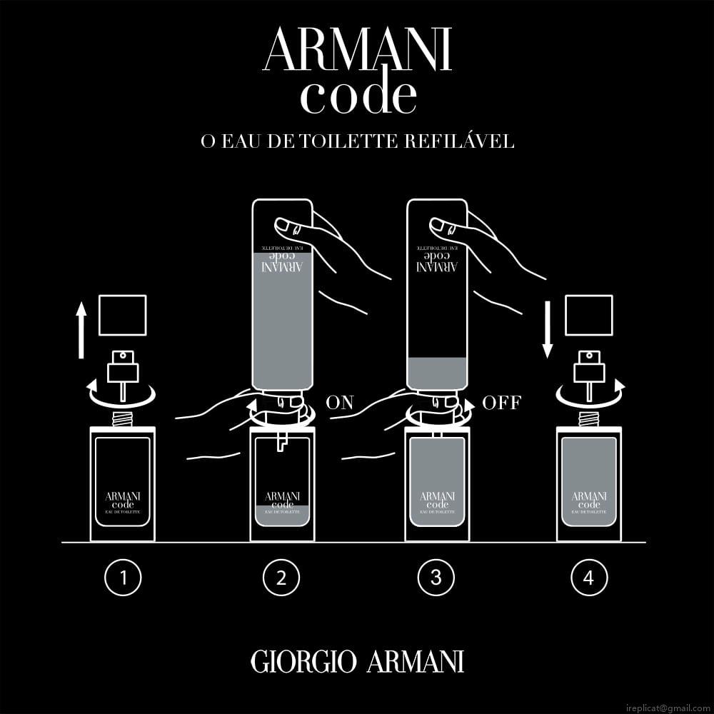 Perfume Giorgio Armani New Code Masculino Eau de Toilette Refill 150 ml Perfume Giorgio Armani New Code Masculino Eau de Toilette Refill 150 ml