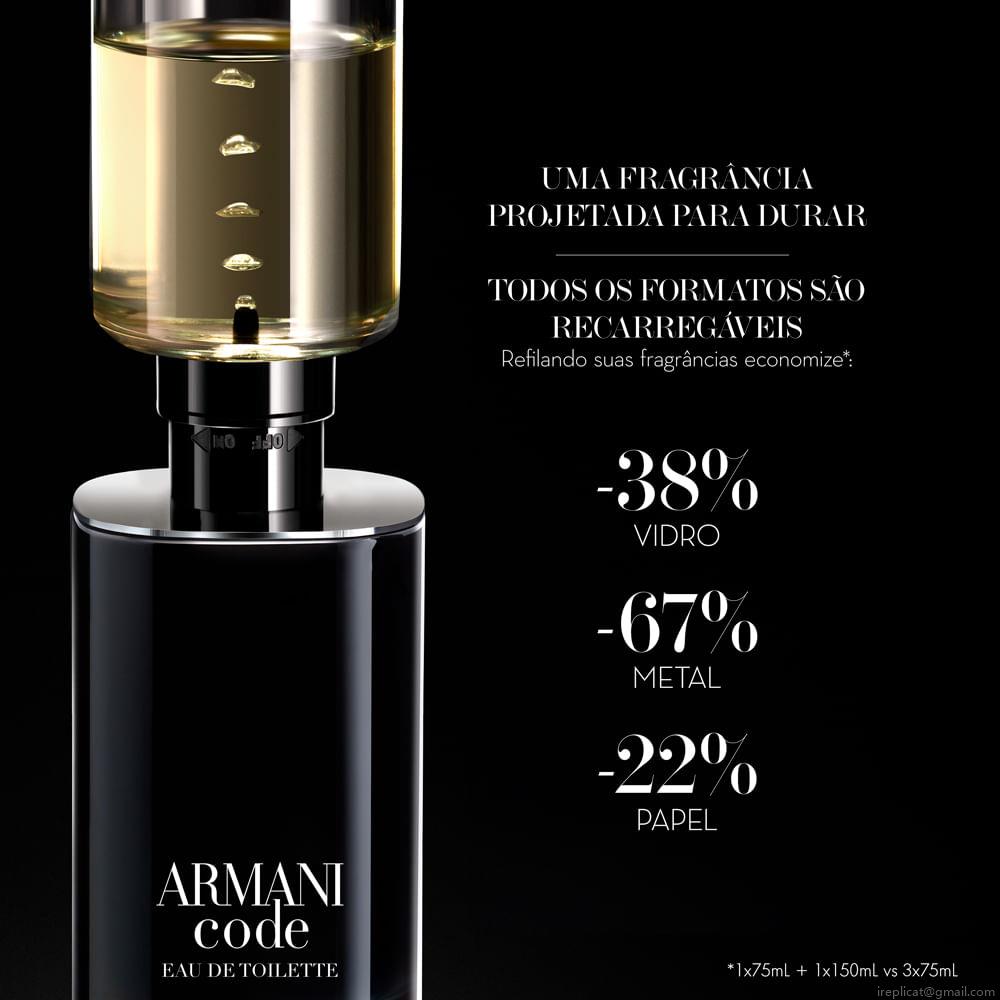 Perfume Giorgio Armani New Code Masculino Eau de Toilette Recarregável 50 ml Perfume Giorgio Armani New Code Masculino Eau de Toilette Recarregável 50 ml