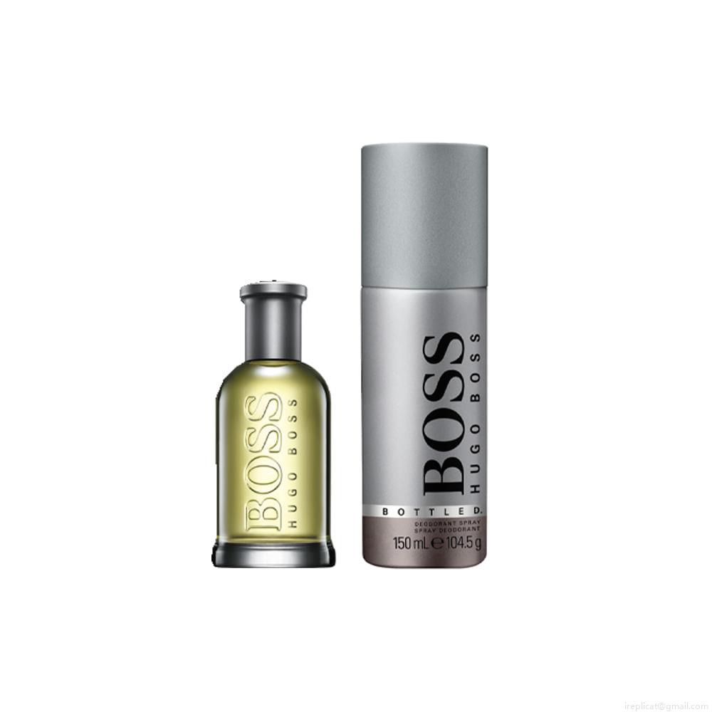 Kit Hugo Boss Bottled Masculino Eau de Toilette 50 ml + Desodorante 150 ml Kit Hugo Boss Bottled Masculino Eau de Toilette 50 ml + Desodorante 150 ml