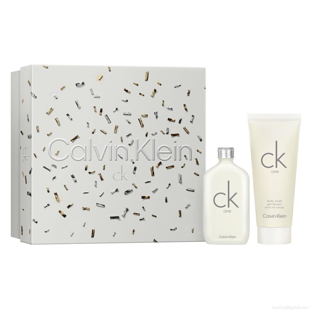 Kit Calvin Klein CK One Unissex Eau de Toilette 50 ml + Gel de Banho 100 ml Kit Calvin Klein CK One Unissex Eau de Toilette 50 ml + Gel de Banho 100 ml
