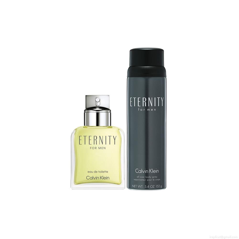 Kit Calvin Klein Eternity Masculino Eau de Toilette 100 ml + Desodorante 150 ml Kit Calvin Klein Eternity Masculino Eau de Toilette 100 ml + Desodorante 150 ml