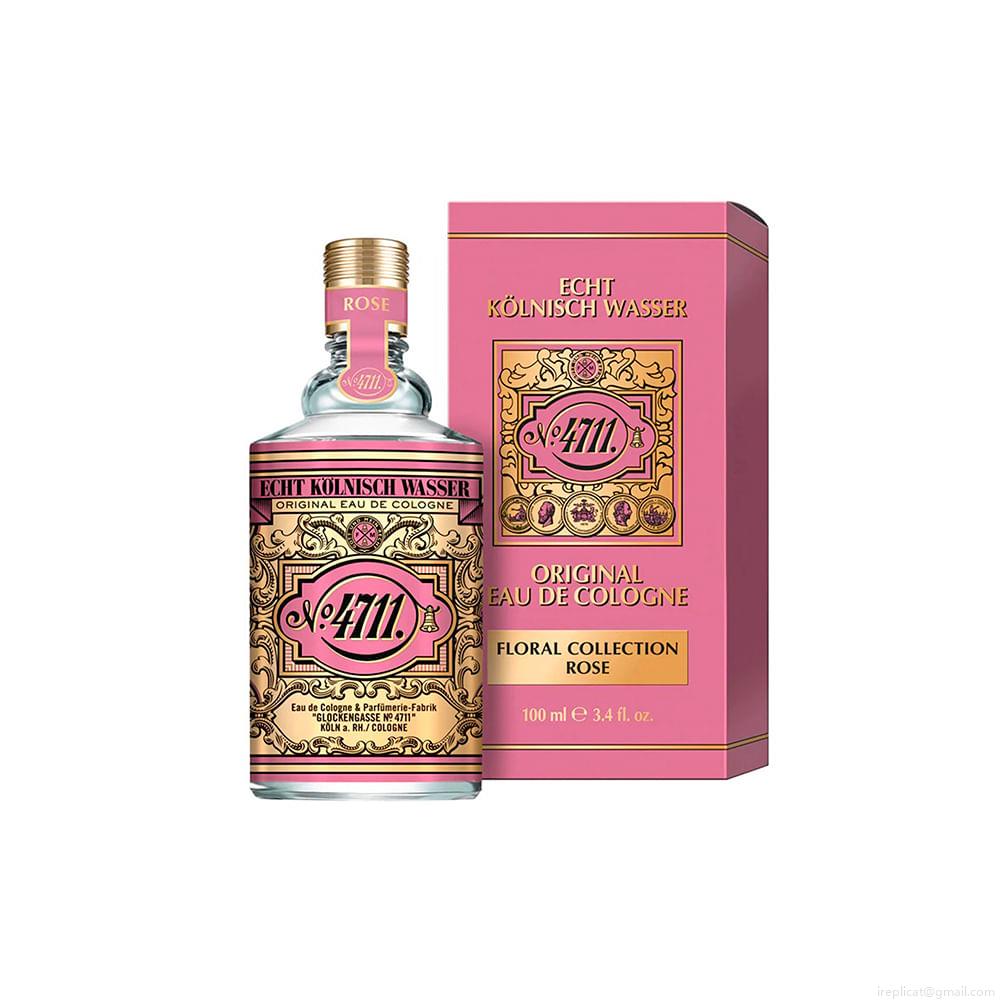 Colônia 4711 Floral Collection Rose Unissex Eau de Cologne 100 ml Colônia 4711 Floral Collection Rose Unissex Eau de Cologne 100 ml