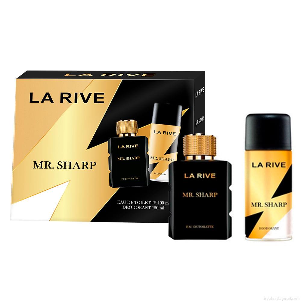 Kit Perfume La Rive Mr. Sharp Masculino Eau de Toilette 100 ml + Desodorante 150 ml Kit Perfume La Rive Mr. Sharp Masculino Eau de Toilette 100 ml + Desodorante 150 ml