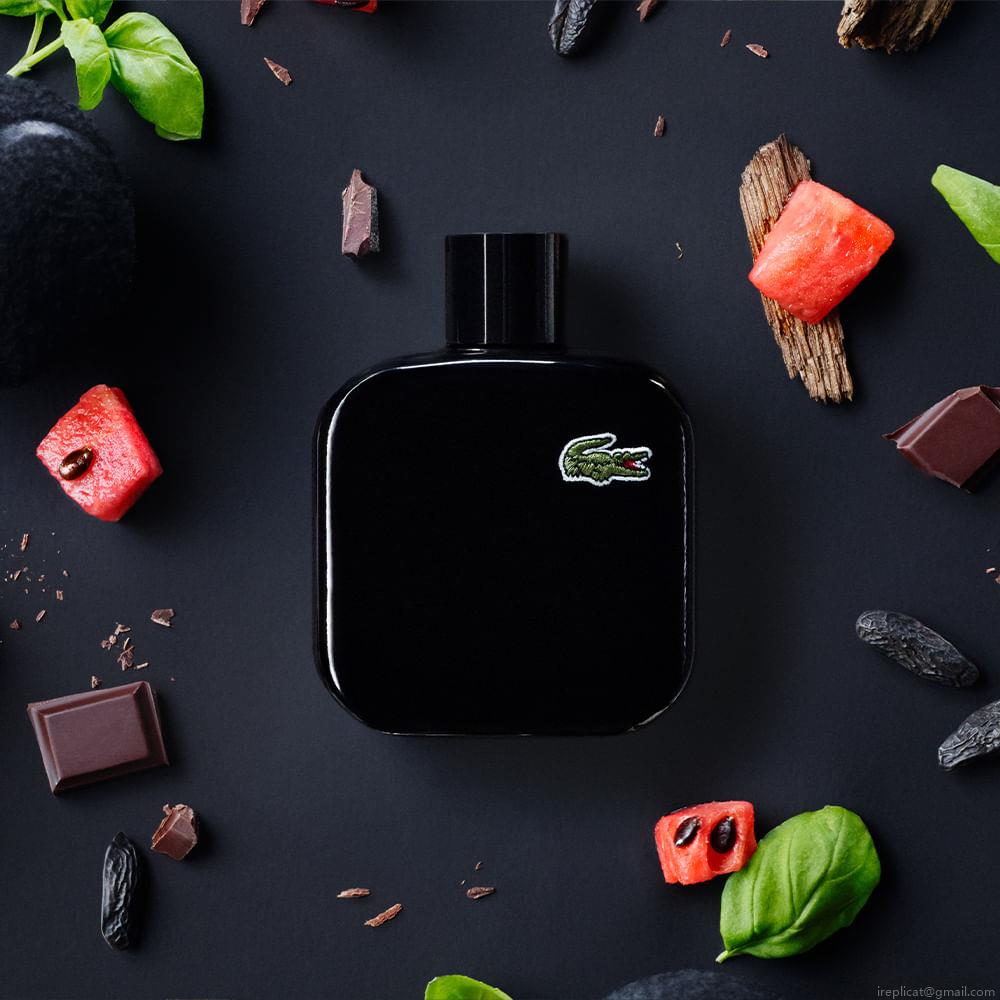Perfume Lacoste L.12.12 Noir Masculino Eau de Toilette 100 ml Perfume Lacoste L.12.12 Noir Masculino Eau de Toilette 100 ml