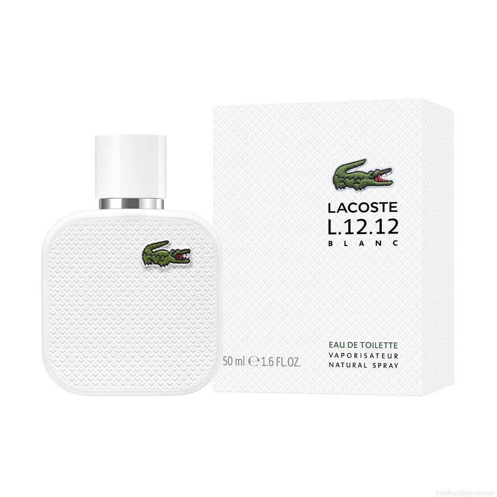 Perfume Lacoste L.12.12 Blanc Masculino Eau de Toilette 50 ml Perfume Lacoste L.12.12 Blanc Masculino Eau de Toilette 50 ml