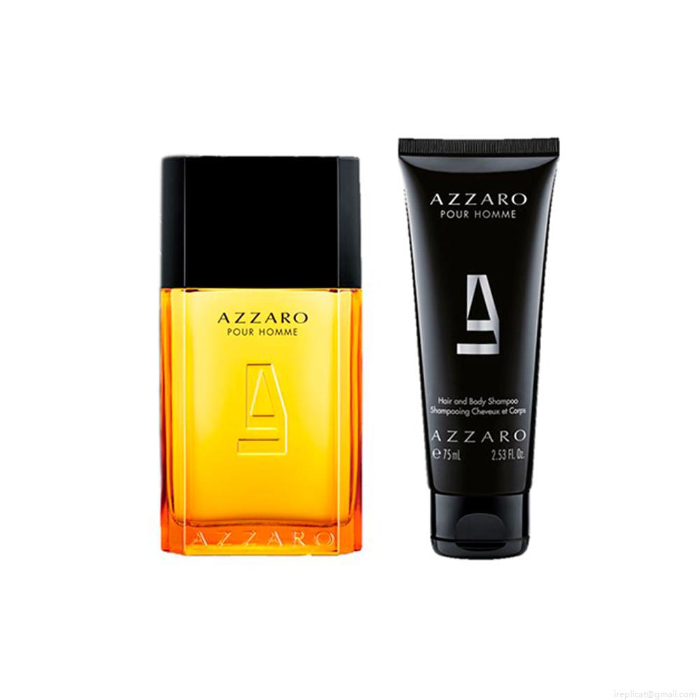 Kit Perfume Azzaro Pour Homme Masculino Eau de Toilette 100 ml + Shampoo Corporal 75 ml Kit Perfume Azzaro Pour Homme Masculino Eau de Toilette 100 ml + Shampoo Corporal 75 ml