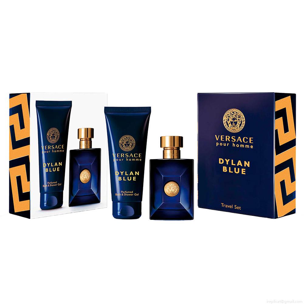 Kit Perfume Versace Dylan Blue Ph Masculino Eau de Toilette 50 ml + Gel de Banho 100 ml Kit Perfume Versace Dylan Blue Ph Masculino Eau de Toilette 50 ml + Gel de Banho 100 ml