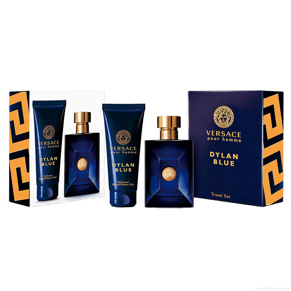 Kit Perfume Versace Dylan Blue Ph Masculino Eau de Toilette 100 ml + Gel de Banho 100 ml Kit Perfume Versace Dylan Blue Ph Masculino Eau de Toilette 100 ml + Gel de Banho 100 ml