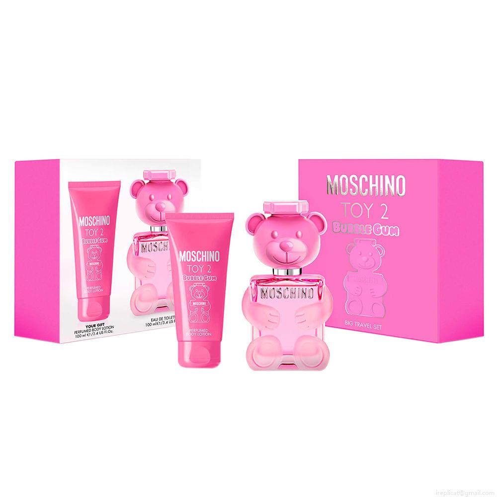 Kit Perfume Moschino Toy 2 Bubble Gum Feminino Eau de Toilette 100 ml +Loção Corporal 100 ml Kit Perfume Moschino Toy 2 Bubble Gum Feminino Eau de Toilette 100 ml +Loção Corporal 100 ml