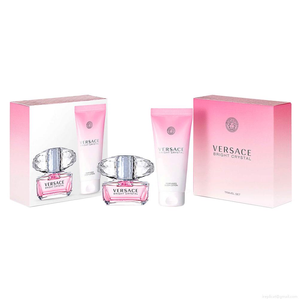 Kit Perfume Versace Bright Crystal Feminino 50 ml + Loção Corporal 100 ml Kit Perfume Versace Bright Crystal Feminino 50 ml + Loção Corporal 100 ml