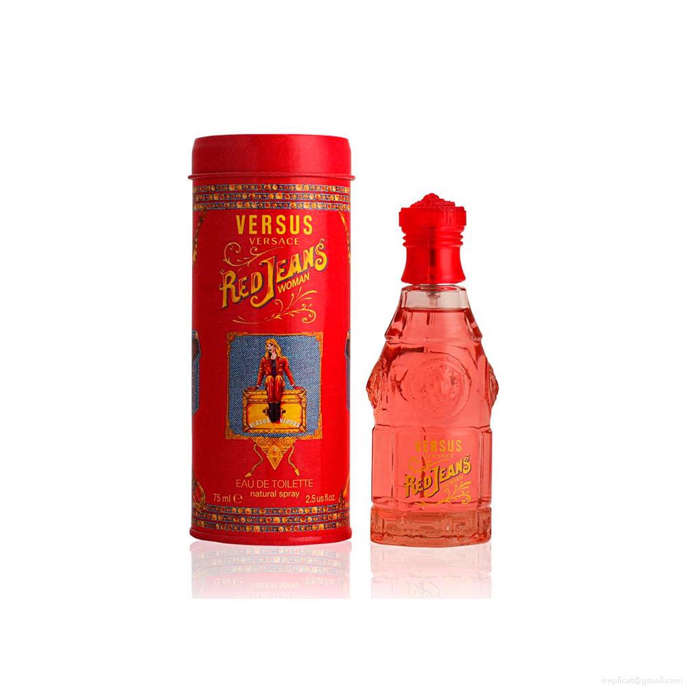 Perfume Versace Red Jeans Unissex Eau de Toilette 75 ml Perfume Versace Red Jeans Unissex Eau de Toilette 75 ml