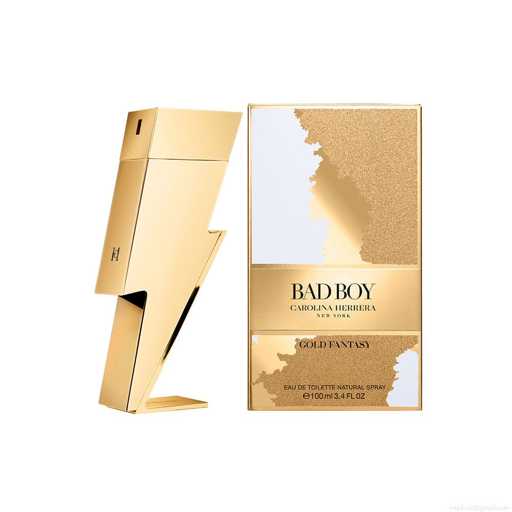 Perfume Carolina Herrera Bad Boy Gold Fantasy Masculino Eau de Toilette 100 ml Perfume Carolina Herrera Bad Boy Gold Fantasy Masculino Eau de Toilette 100 ml
