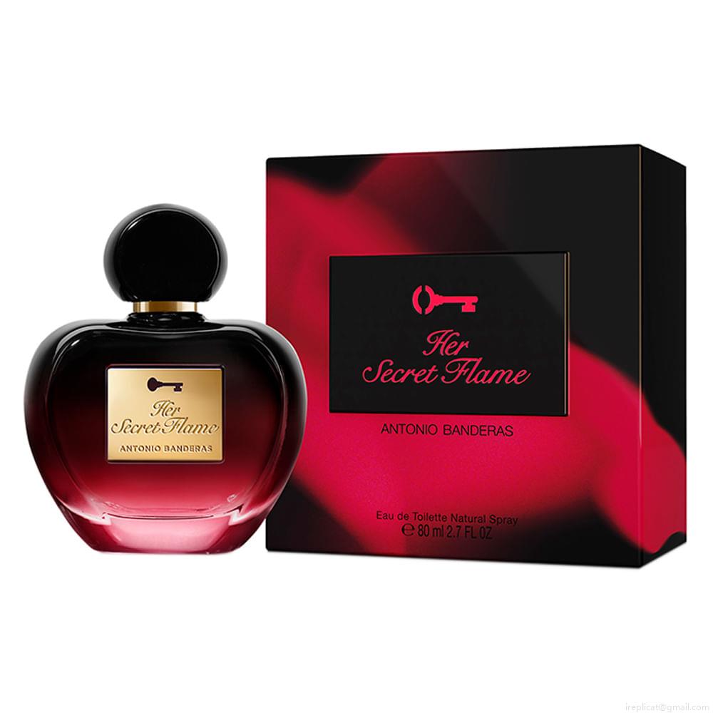 Perfume Banderas Her Secret Flame Feminino Eau de Toilette 80 ml Perfume Banderas Her Secret Flame Feminino Eau de Toilette 80 ml