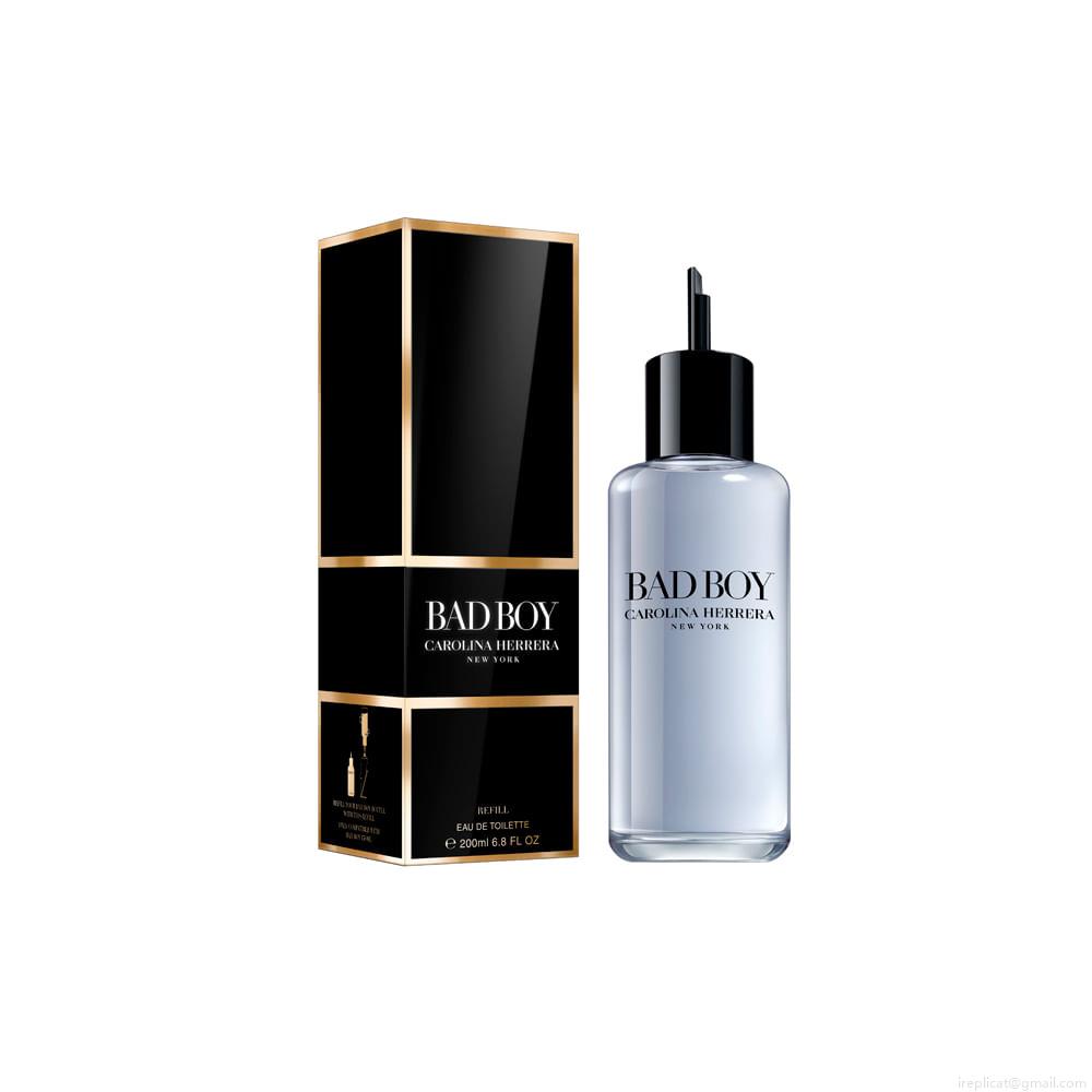 Perfume Carolina Herrera Bad Boy Masculinno Eau de Toilette Refil 200 ml Perfume Carolina Herrera Bad Boy Masculinno Eau de Toilette Refil 200 ml