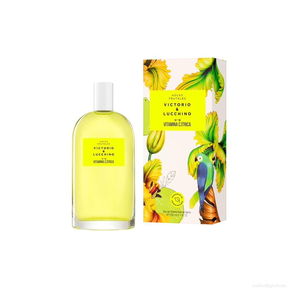 Perfume Victorio & Lucchino Águas Frutales Nº 18 Vitamina Cítrica Feminino Eau de Toilette 150 ml Perfume Victorio & Lucchino Águas Frutales Nº 18 Vitamina Cítrica Feminino Eau de Toilette 150 ml