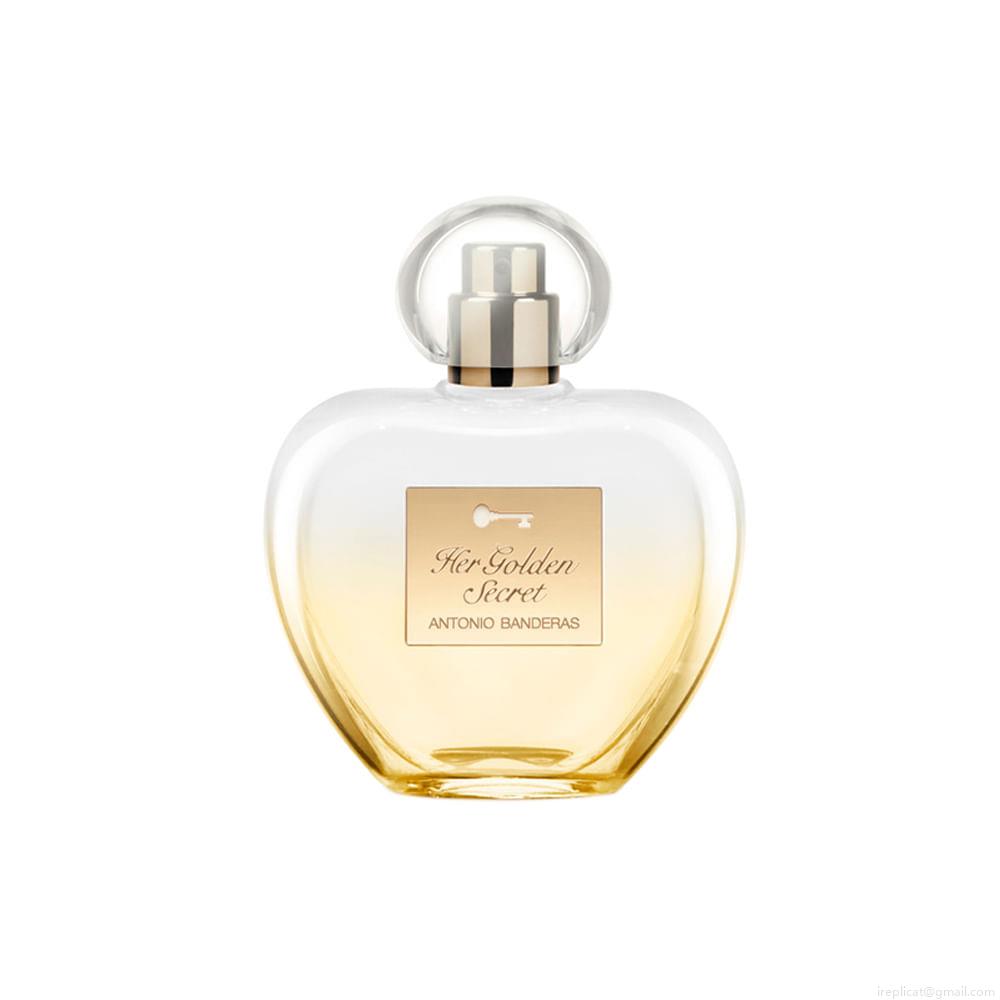 Kit Perfume Banderas Her Golden Secret Feminino Eau de Toilette 80 ml + Desodorante 150 ml Kit Perfume Banderas Her Golden Secret Feminino Eau de Toilette 80 ml + Desodorante 150 ml