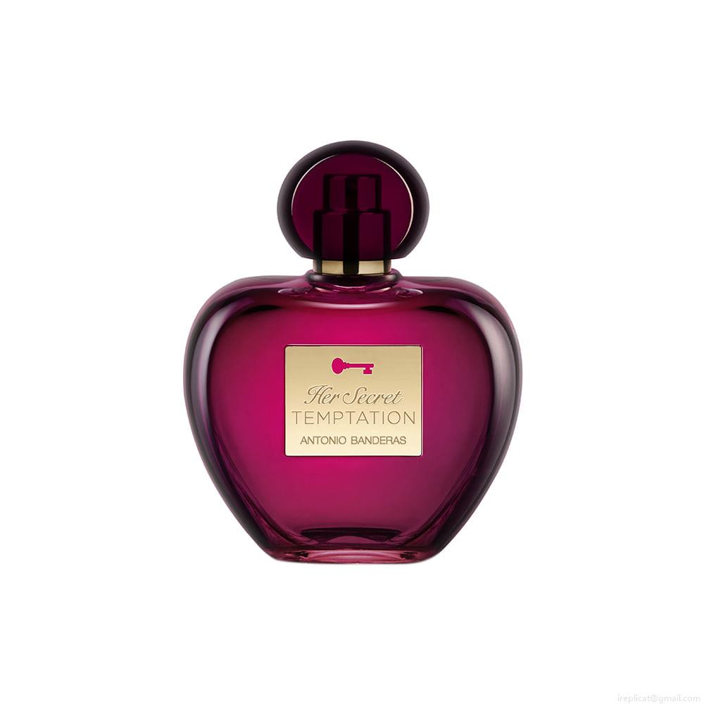 Kit Perfume Banderas Her Secret Temptation Feminino Eau de Toilette 80 ml + Desodorante 150 ml Kit Perfume Banderas Her Secret Temptation Feminino Eau de Toilette 80 ml + Desodorante 150 ml
