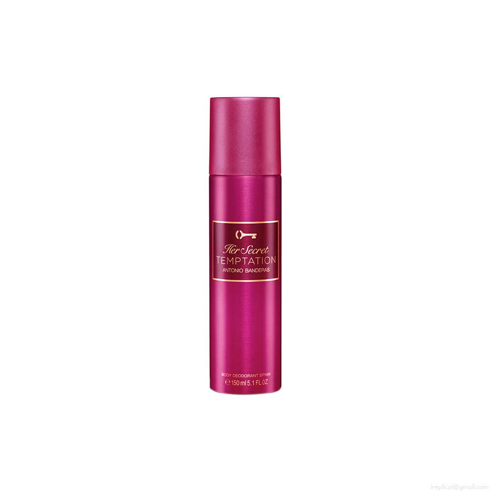 Kit Perfume Banderas Her Secret Temptation Feminino Eau de Toilette 80 ml + Desodorante 150 ml Kit Perfume Banderas Her Secret Temptation Feminino Eau de Toilette 80 ml + Desodorante 150 ml