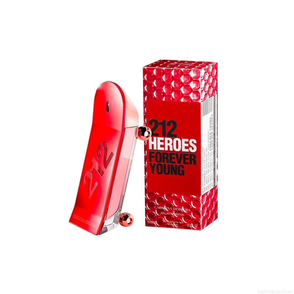 Perfume Carolina Herrera 212 Heroes For Her Feminino Eau de Parfum 80 ml Perfume Carolina Herrera 212 Heroes For Her Feminino Eau de Parfum 80 ml