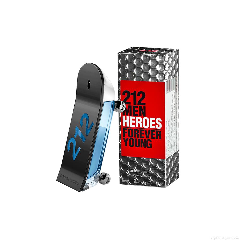 Perfume Carolina Herrera 212 Heroes Collector Masculino Eau de Toilette 90 ml Perfume Carolina Herrera 212 Heroes Collector Masculino Eau de Toilette 90 ml