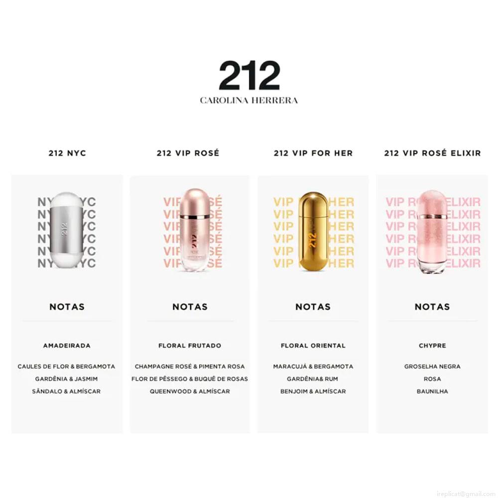 Perfume Carolina Herrera 212 Vip Rosé Elixir Feminino Eau de Parfum 80 ml Perfume Carolina Herrera 212 Vip Rosé Elixir Feminino Eau de Parfum 80 ml