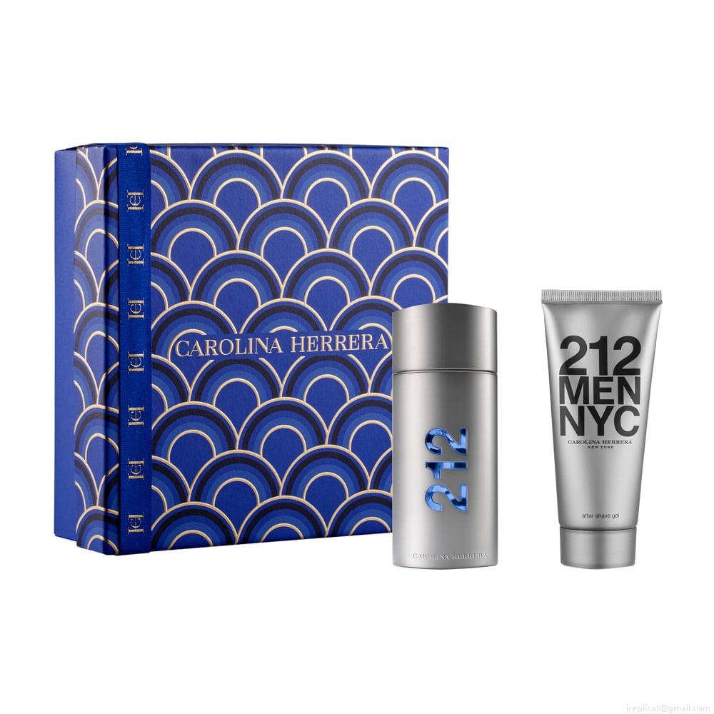 Kit Perfume Carolina Herrera 212 Men Nyc Masculino Eau de Toilette 100 ml + Loção Pós Barba 100 ml Kit Perfume Carolina Herrera 212 Men Nyc Masculino Eau de Toilette 100 ml + Loção Pós Barba 100 ml