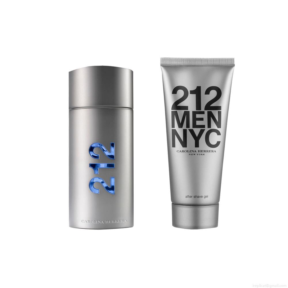 Kit Perfume Carolina Herrera 212 Men Nyc Masculino Eau de Toilette 100 ml + Loção Pós Barba 100 ml Kit Perfume Carolina Herrera 212 Men Nyc Masculino Eau de Toilette 100 ml + Loção Pós Barba 100 ml
