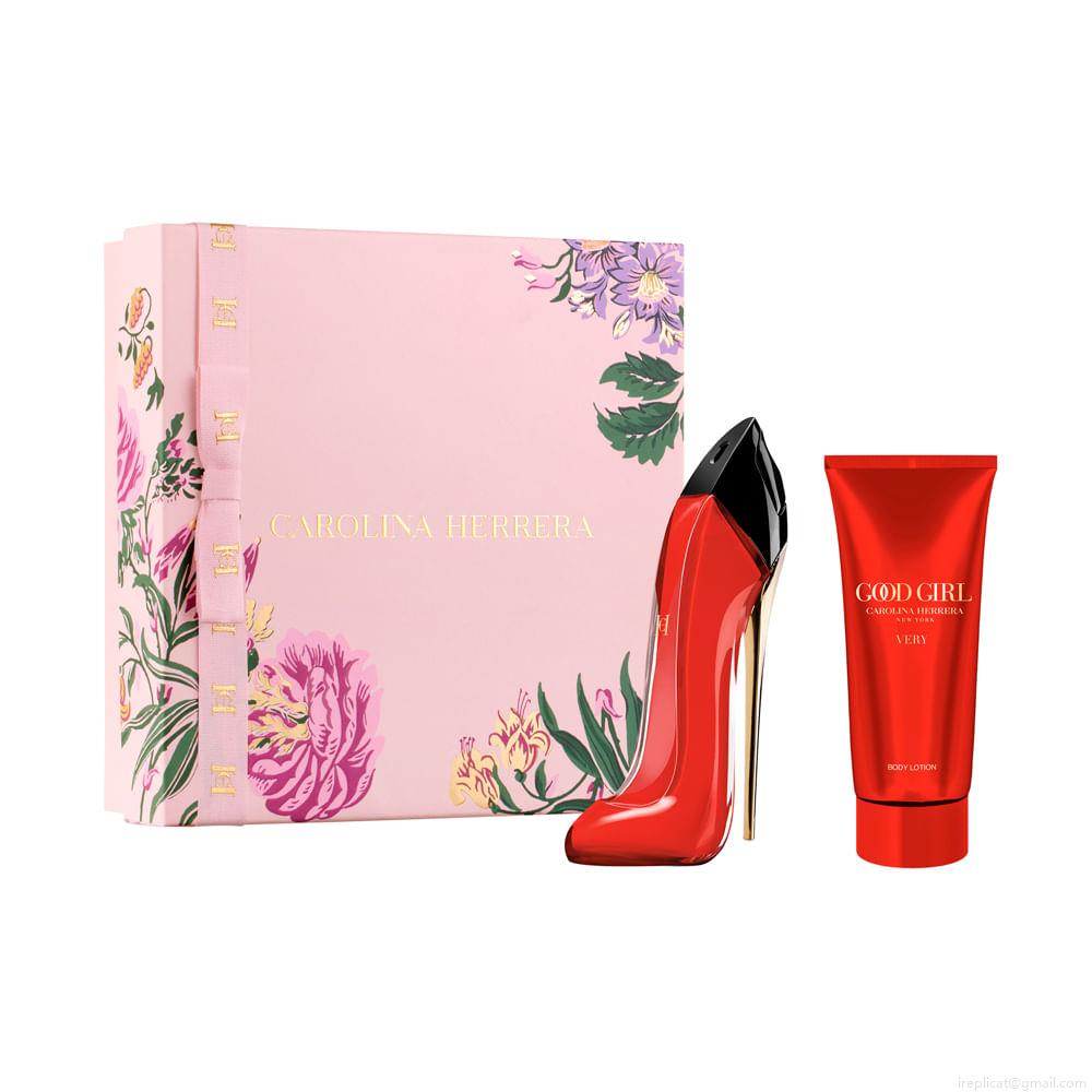 Kit Perfume Carolina Herrera Very Good Girl Feminino Eau de Parfum 80 ml + Loção Corporal 100 ml Kit Perfume Carolina Herrera Very Good Girl Feminino Eau de Parfum 80 ml + Loção Corporal 100 ml