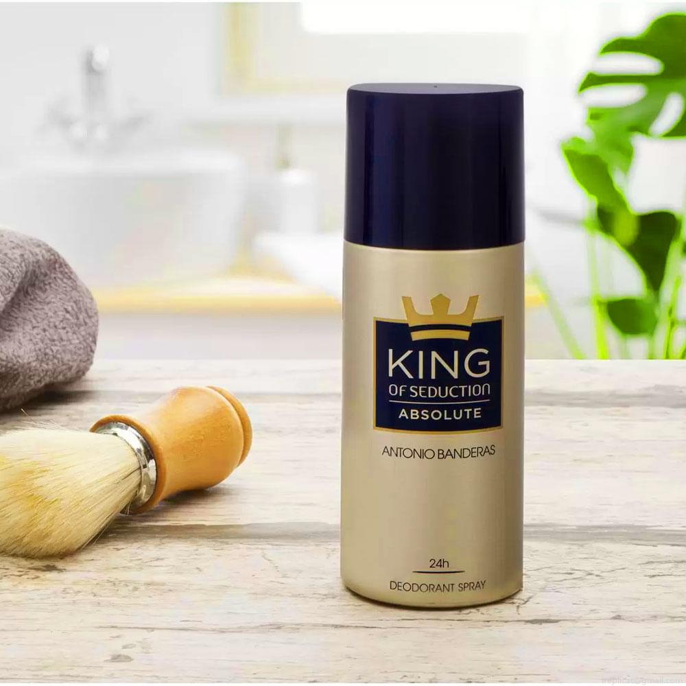 Desodorante Spray Banderas King of Seduction Absolute Masculino 150 ml Desodorante Spray Banderas King of Seduction Absolute Masculino 150 ml