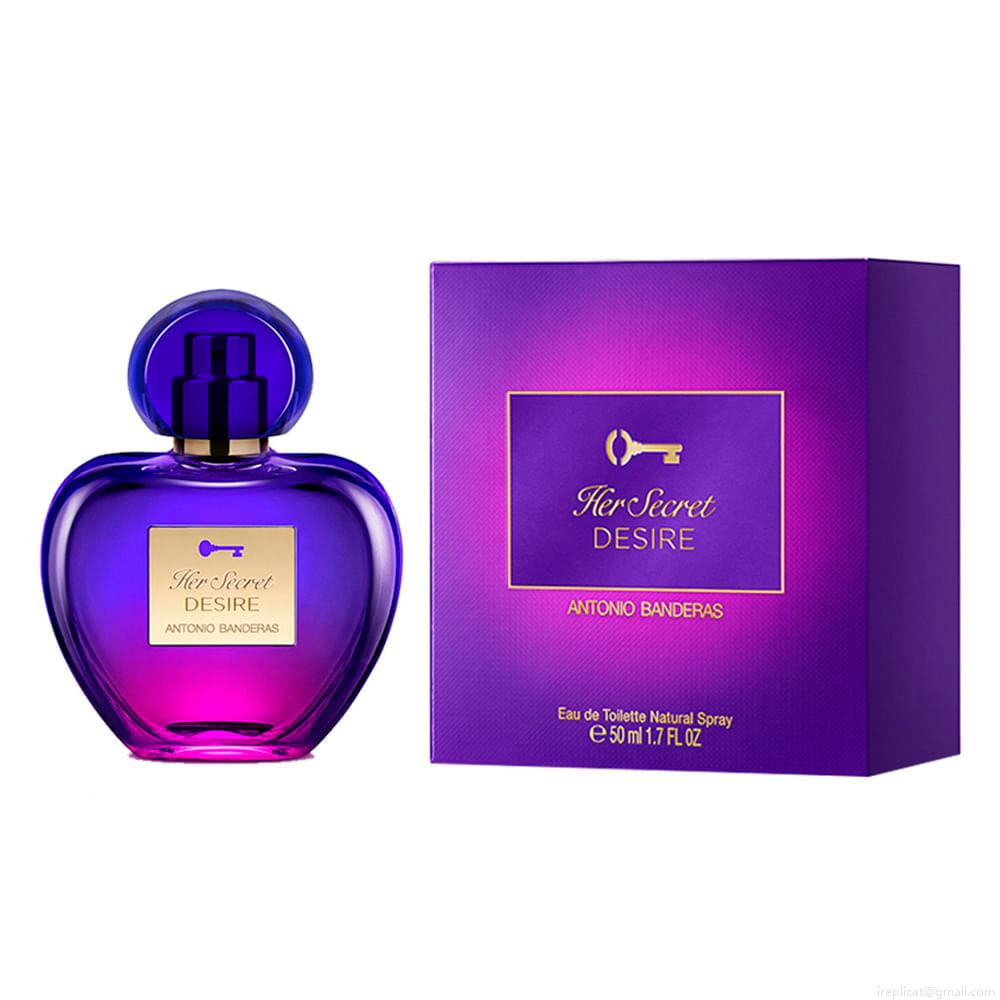 Perfume Banderas Her Secret Desire Feminino Eau de Toilette 50 ml Perfume Banderas Her Secret Desire Feminino Eau de Toilette 50 ml