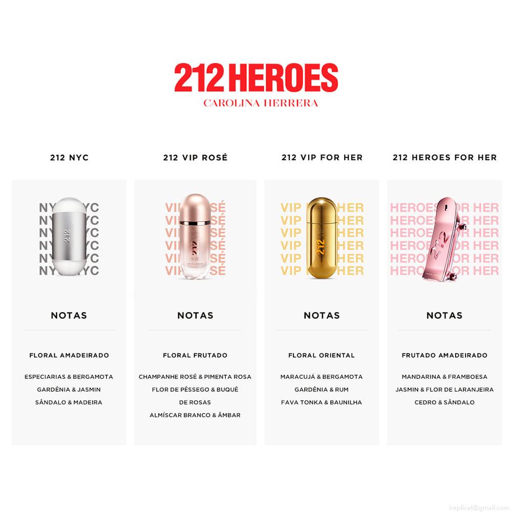 Perfume Carolina Herrera 212 Heroes Feminino Eau de Parfum 30 ml Perfume Carolina Herrera 212 Heroes Feminino Eau de Parfum 30 ml