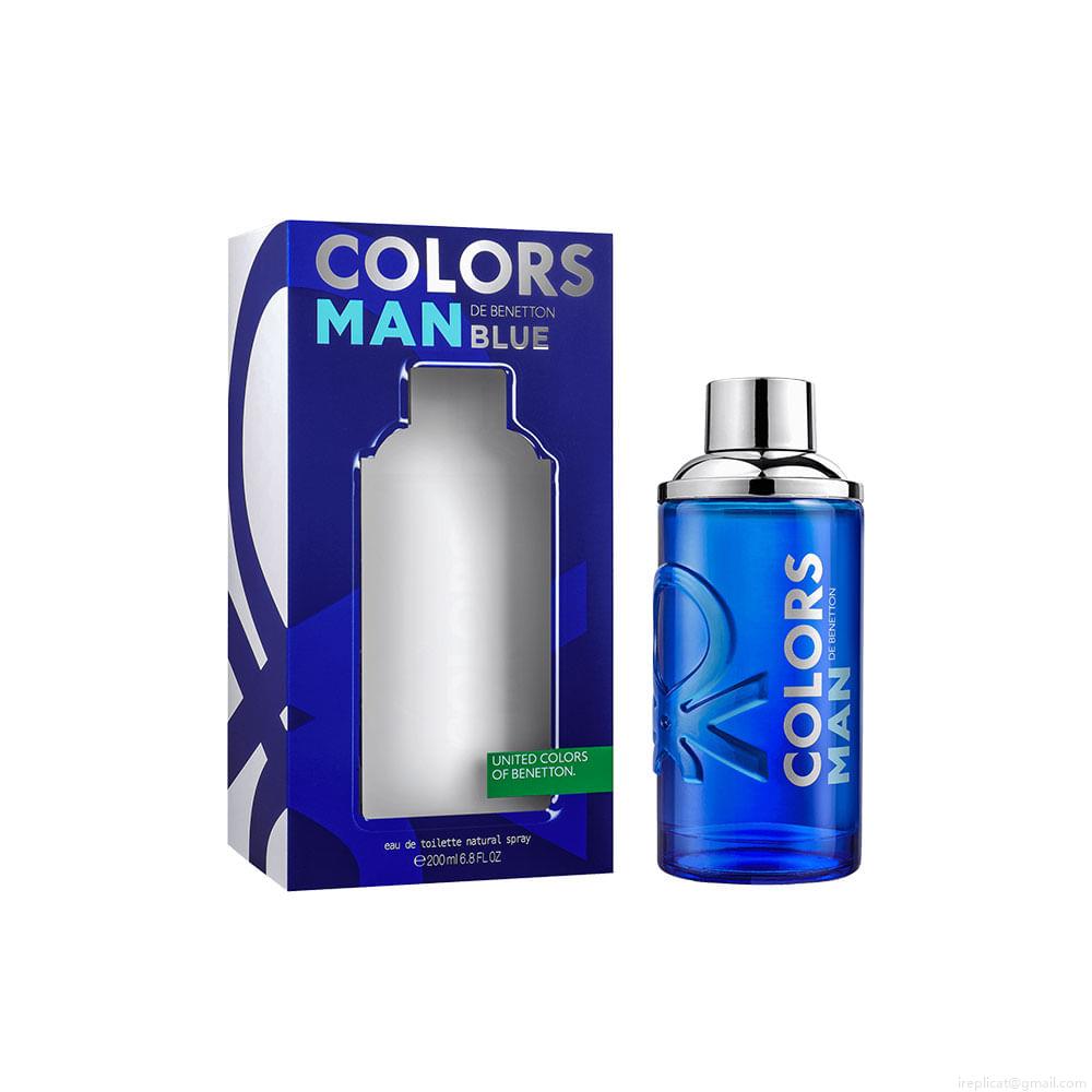 Perfume Benetton Colors Man Blue Masculino Eau de Toilette 200 ml Perfume Benetton Colors Man Blue Masculino Eau de Toilette 200 ml