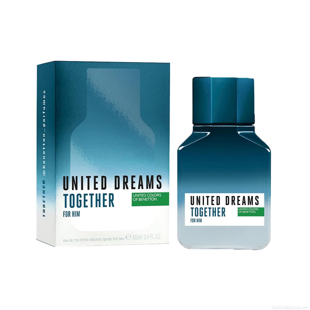Perfume Benetton United Dreams Together Him Masculino Eau de Toilette 100 ml Perfume Benetton United Dreams Together Him Masculino Eau de Toilette 100 ml