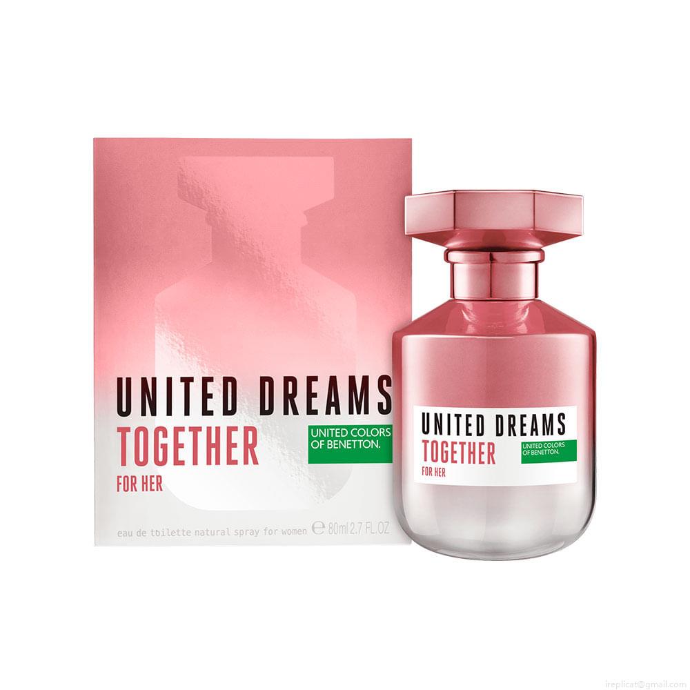 Perfume Benetton United Dreams Together Her Feminino Eau de Toilette 80 ml Perfume Benetton United Dreams Together Her Feminino Eau de Toilette 80 ml