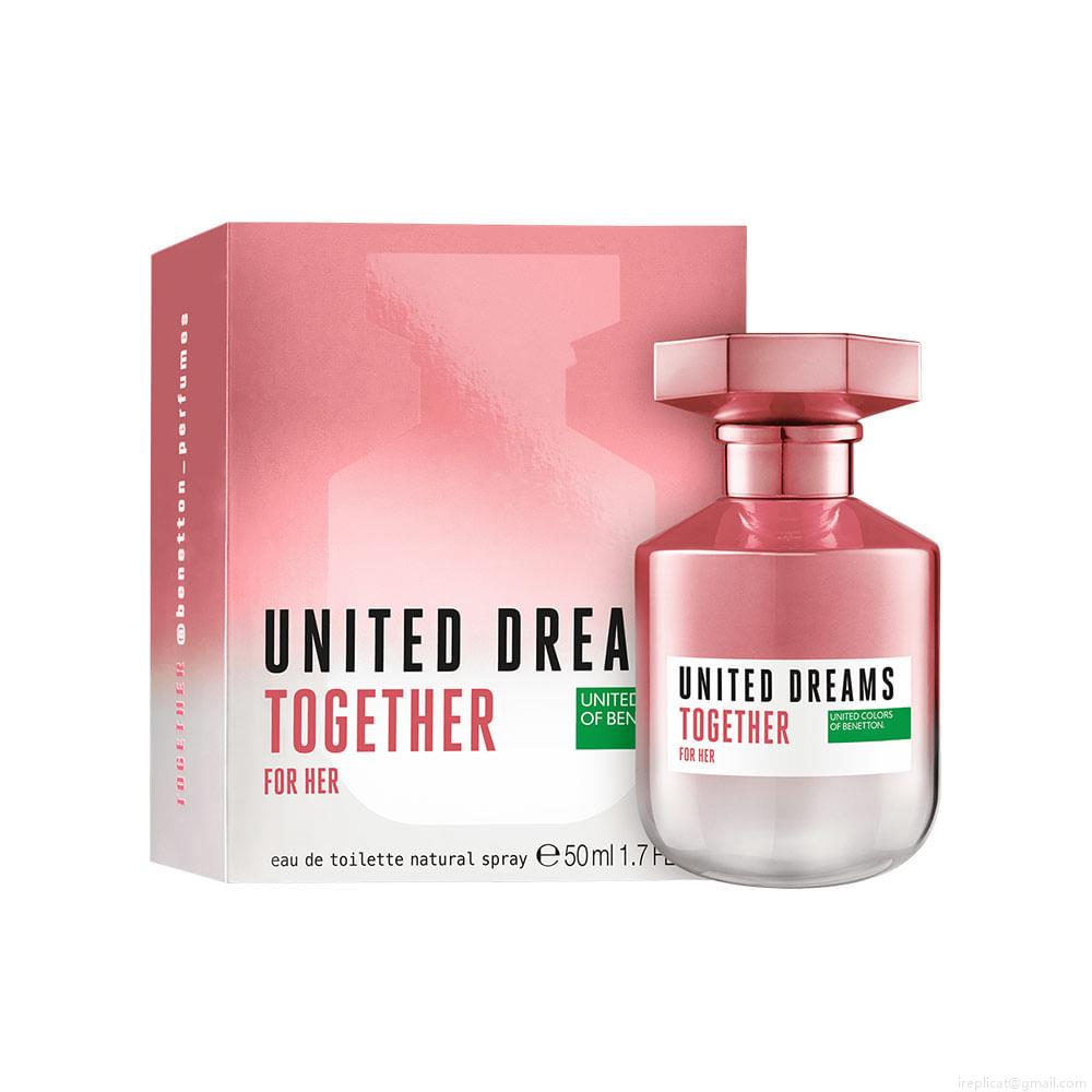 Perfume Benetton United Dreams Together Her Feminino Eau de Toilette 50 ml Perfume Benetton United Dreams Together Her Feminino Eau de Toilette 50 ml