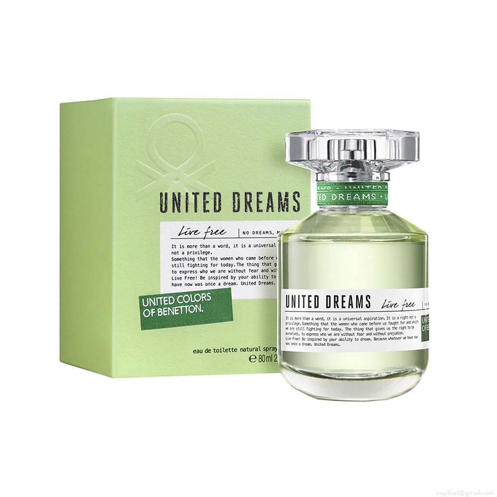 Perfume Benetton United Dreams Live Free II Feminino Eau de Toilette 80 ml Perfume Benetton United Dreams Live Free II Feminino Eau de Toilette 80 ml