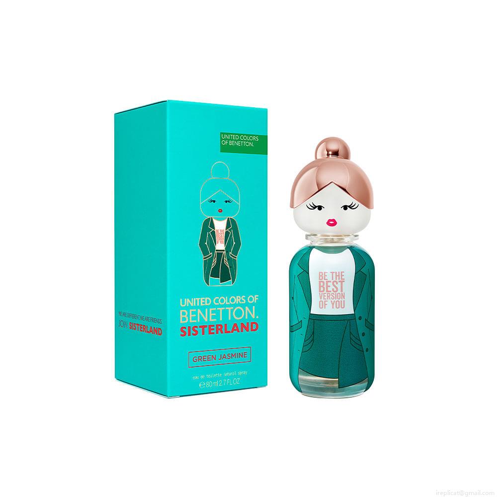 Perfume Benetton Sisterland Green Jasmine Feminino Eau de Toilette 80 ml Perfume Benetton Sisterland Green Jasmine Feminino Eau de Toilette 80 ml