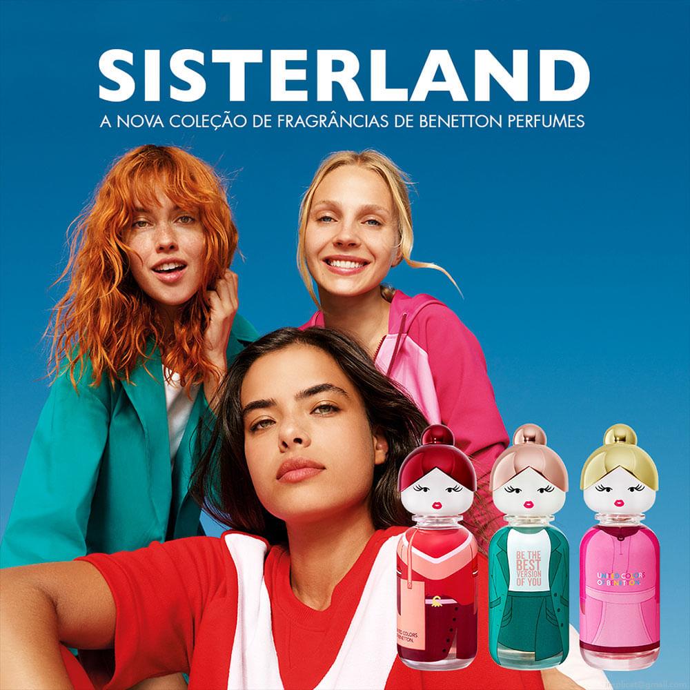 Perfume Benetton Sisterland Pink Raspeberry Feminino Eau de Toilette 80 ml Perfume Benetton Sisterland Pink Raspeberry Feminino Eau de Toilette 80 ml