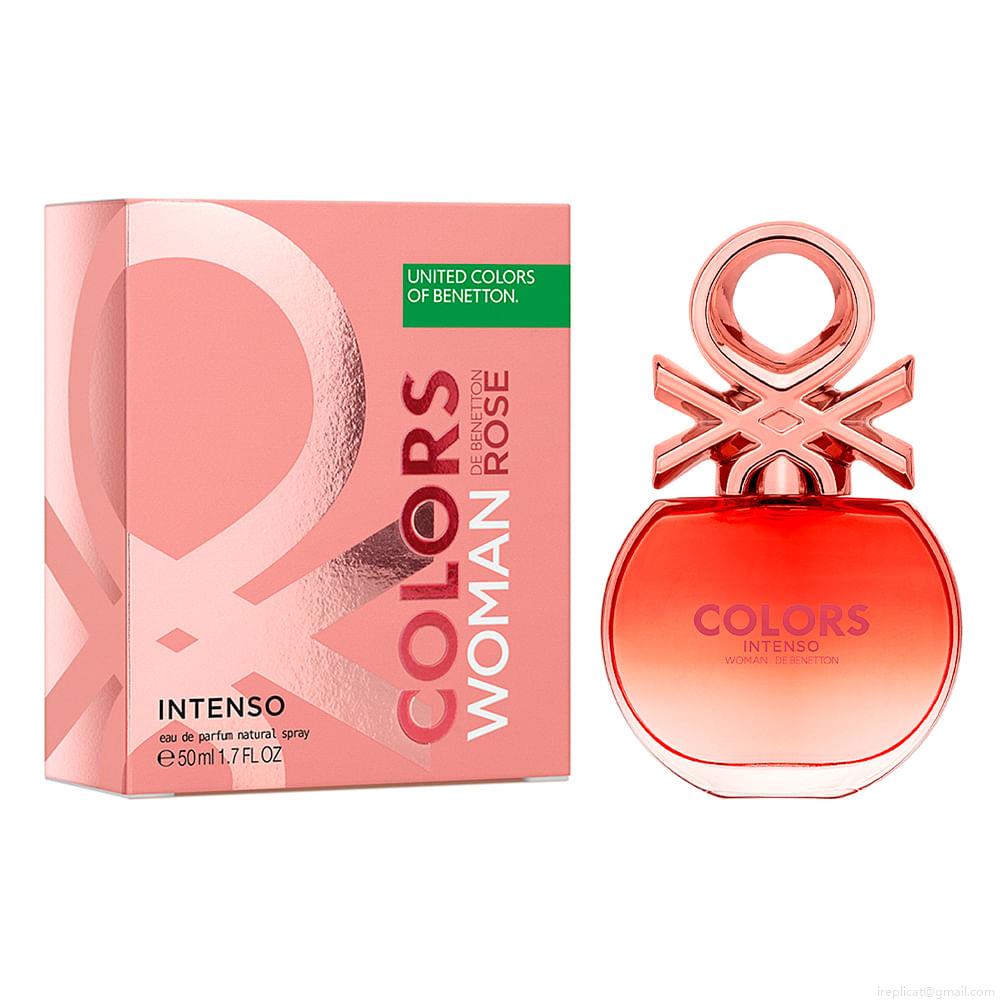 Perfume Benetton Colors Rose Intenso Feminino Eau de Parfum 50 ml Perfume Benetton Colors Rose Intenso Feminino Eau de Parfum 50 ml