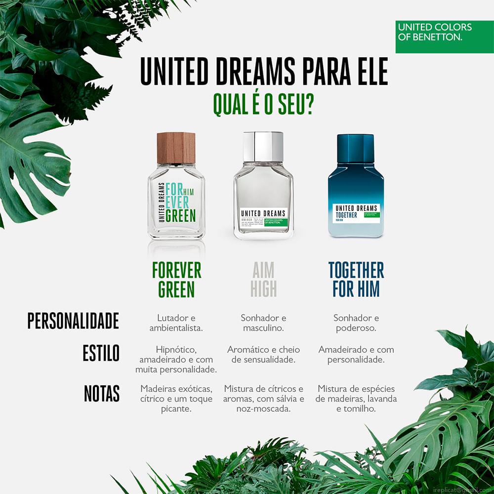 Perfume Benetton Forever Green Masculino Eau de Toilette 100 ml Perfume Benetton Forever Green Masculino Eau de Toilette 100 ml