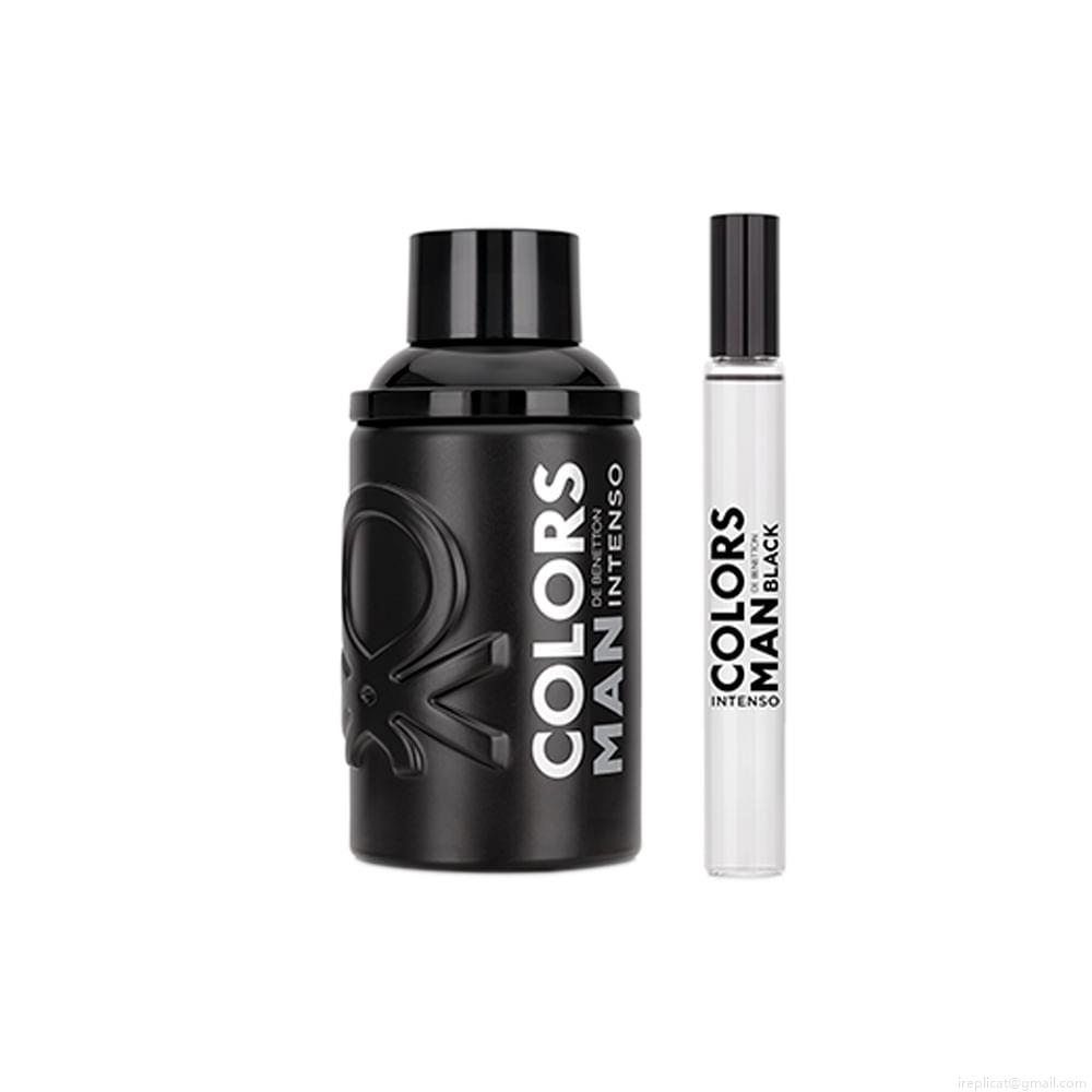 Kit Perfume United Colors of Benetton Man Black Intenso Masculino Eau de Parfum 100 ml + Miniatura 10 ml Kit Perfume United Colors of Benetton Man Black Intenso Masculino Eau de Parfum 100 ml + Miniatura 10 ml